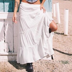 White Maxi Skirt